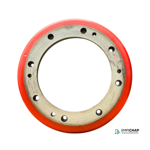 Roda de Poliuretano com Aro Interno Vazada / Modelo Transpaleteira Hangcha